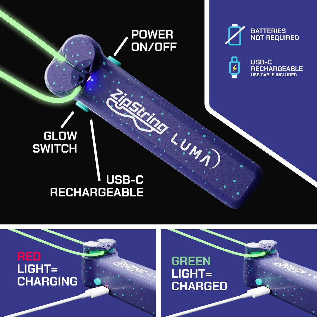 ZipString® Luma